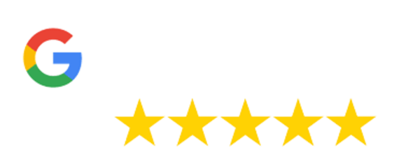 badge reviews 5 stars google white